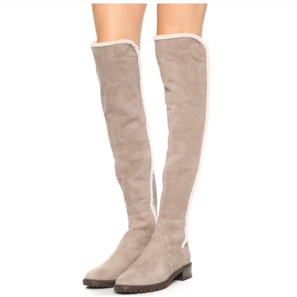 Stuart Weitzman Parka Over the knee leather boots